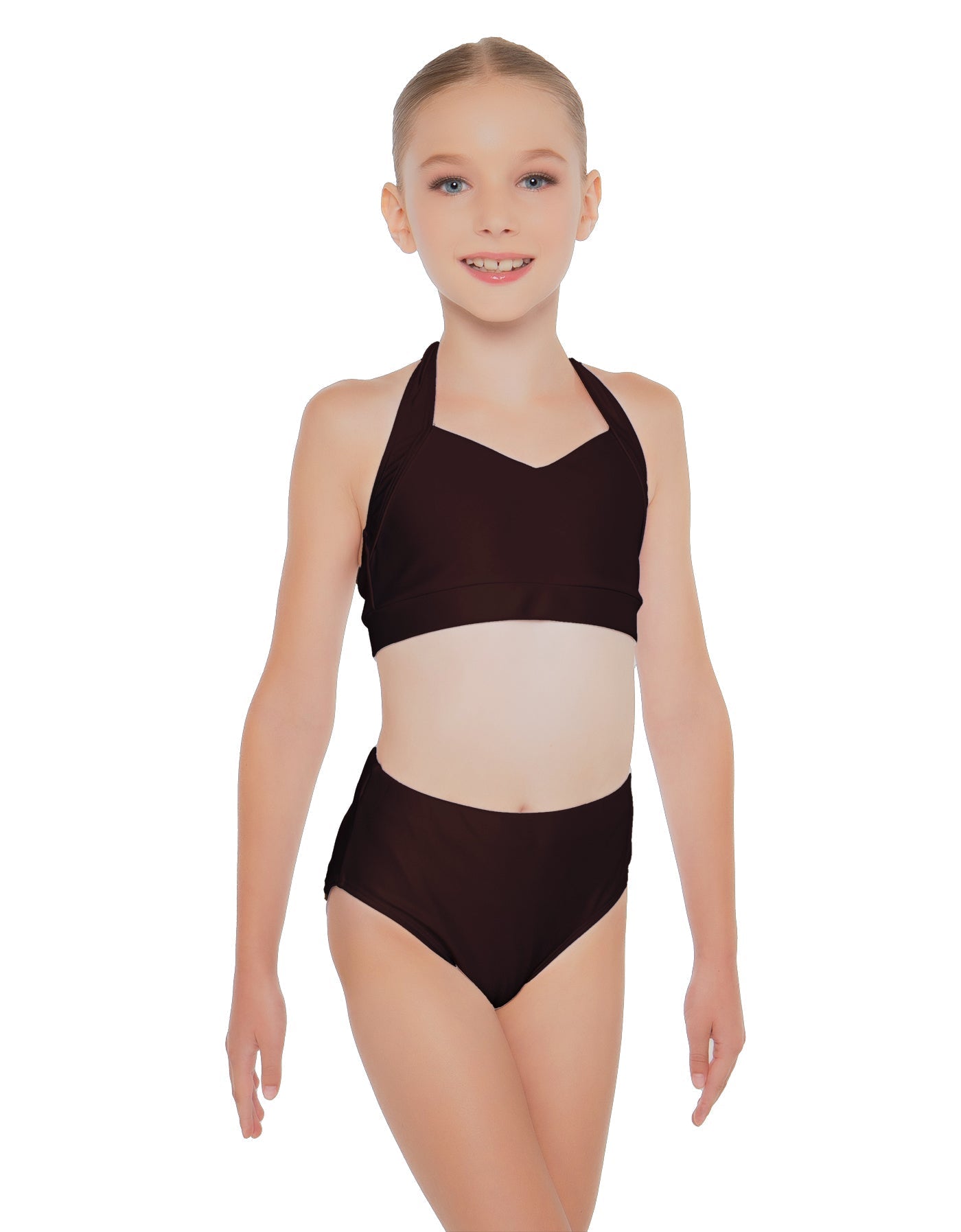 Solid Lycra Halter Sweetheart Bra
