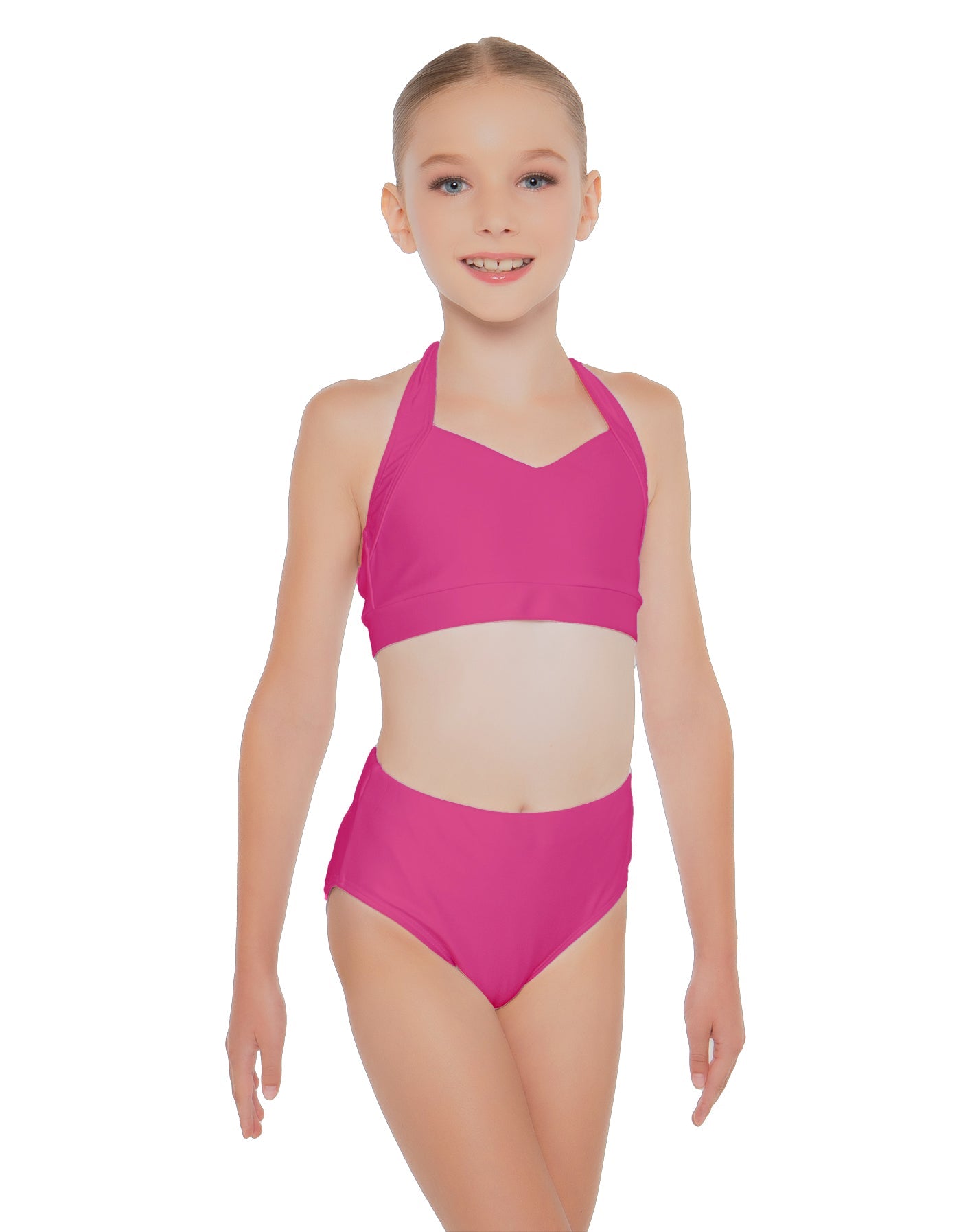 Solid Lycra Halter Sweetheart Bra