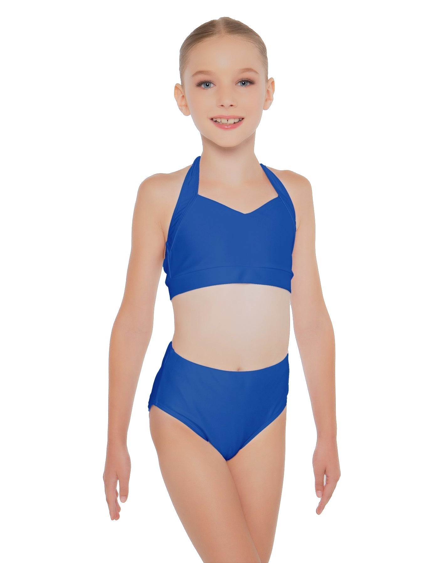 Solid Lycra Halter Sweetheart Bra
