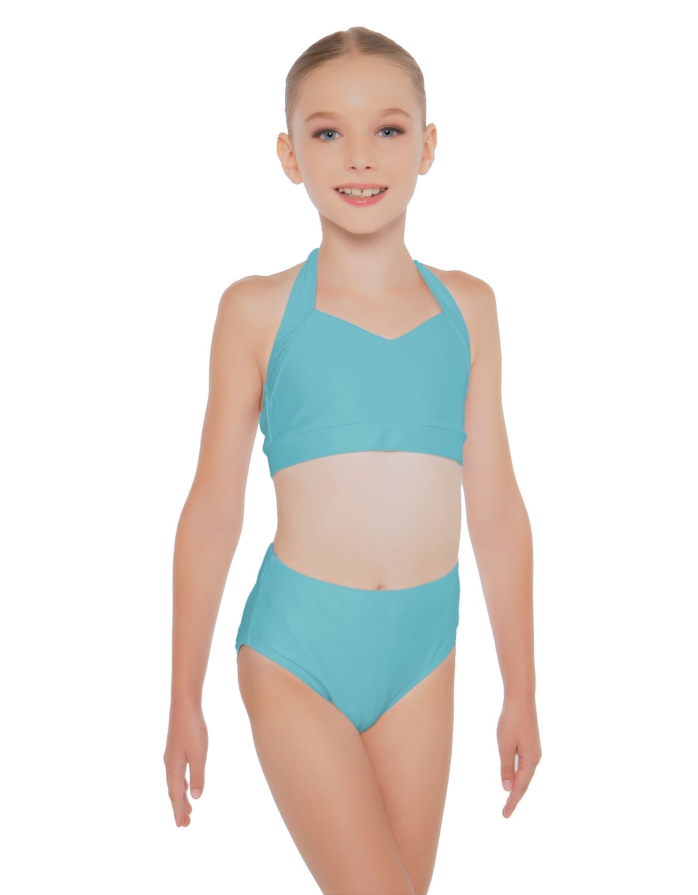 Solid Lycra Halter Sweetheart Bra
