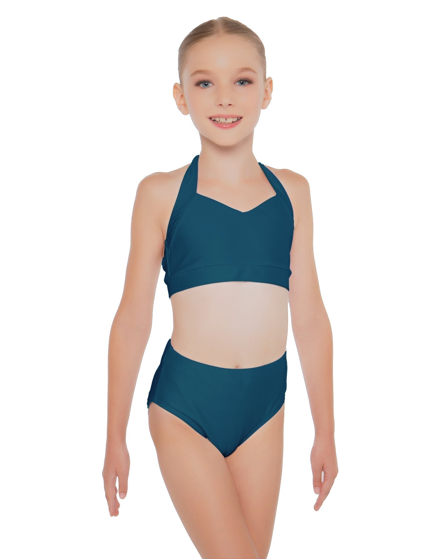 Solid Lycra Halter Sweetheart Bra