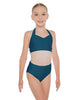 Solid Lycra Halter Sweetheart Bra