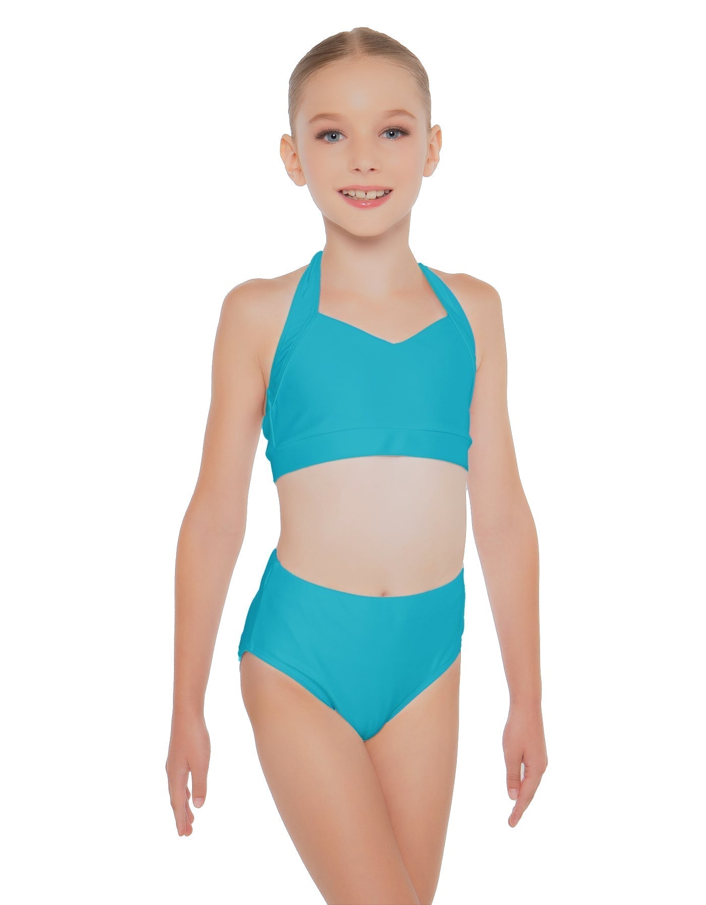 Solid Lycra Halter Sweetheart Bra