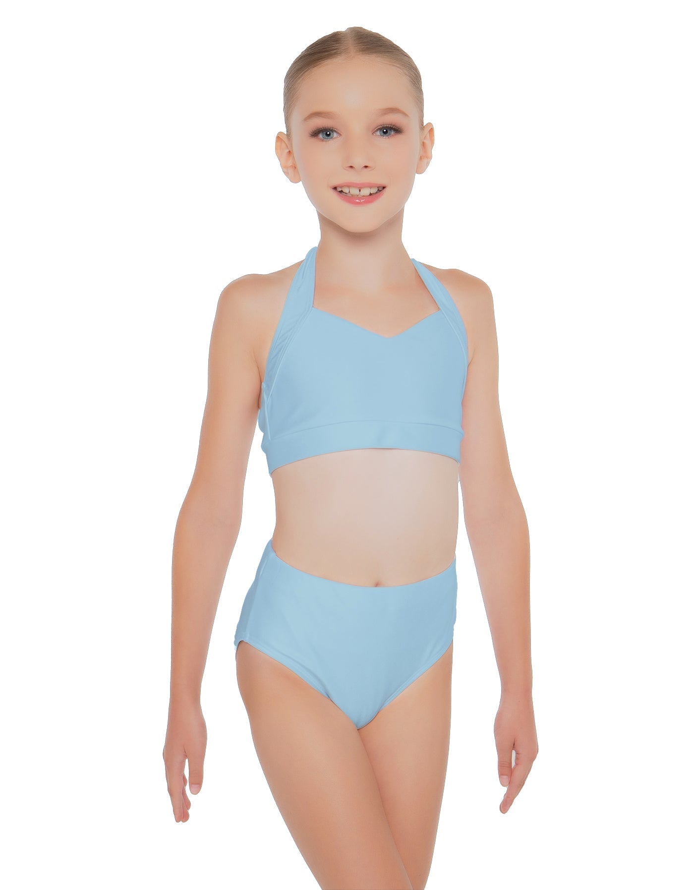 Solid Lycra Halter Sweetheart Bra