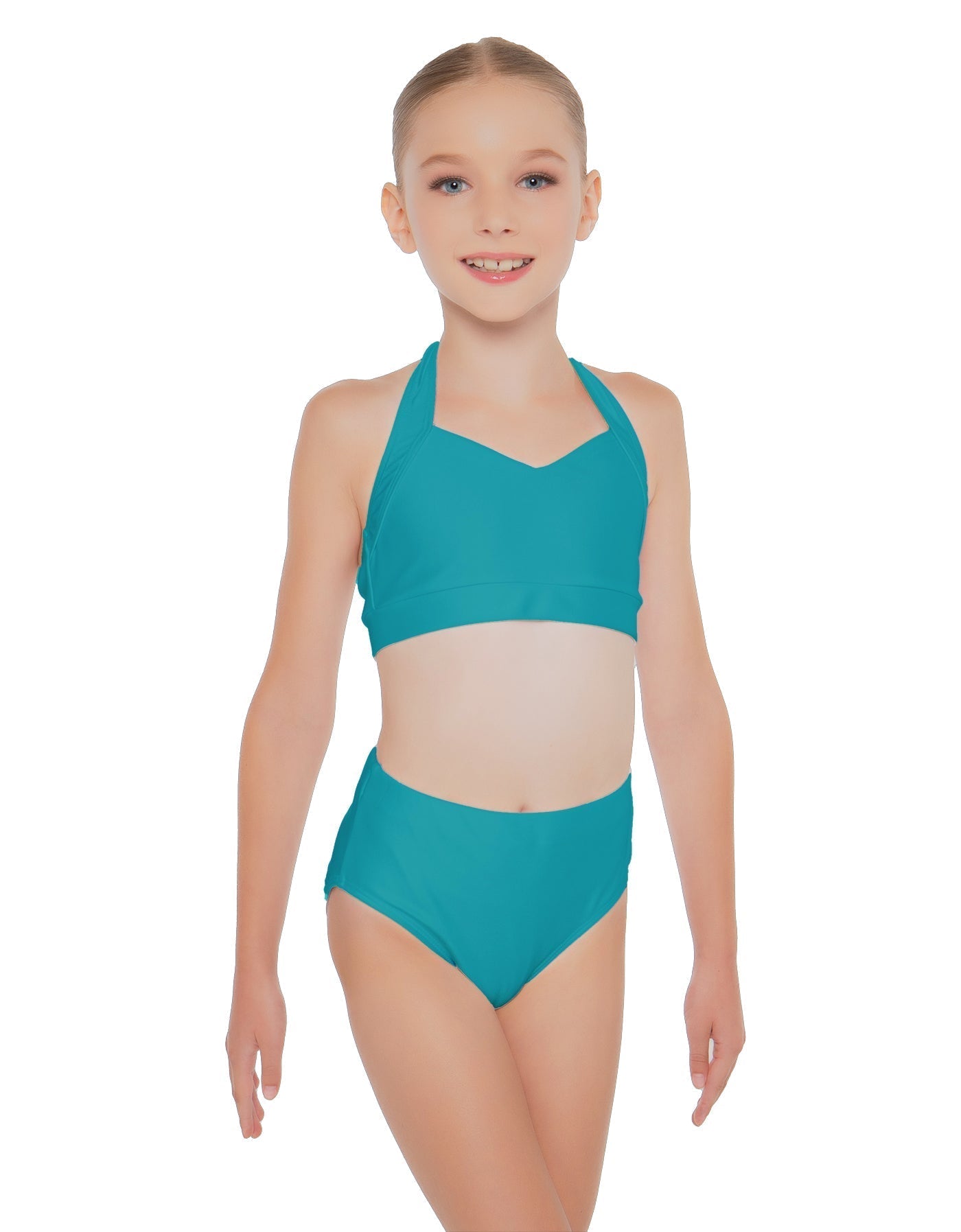 Solid Lycra Halter Sweetheart Bra