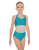 Solid Lycra Halter Sweetheart Bra