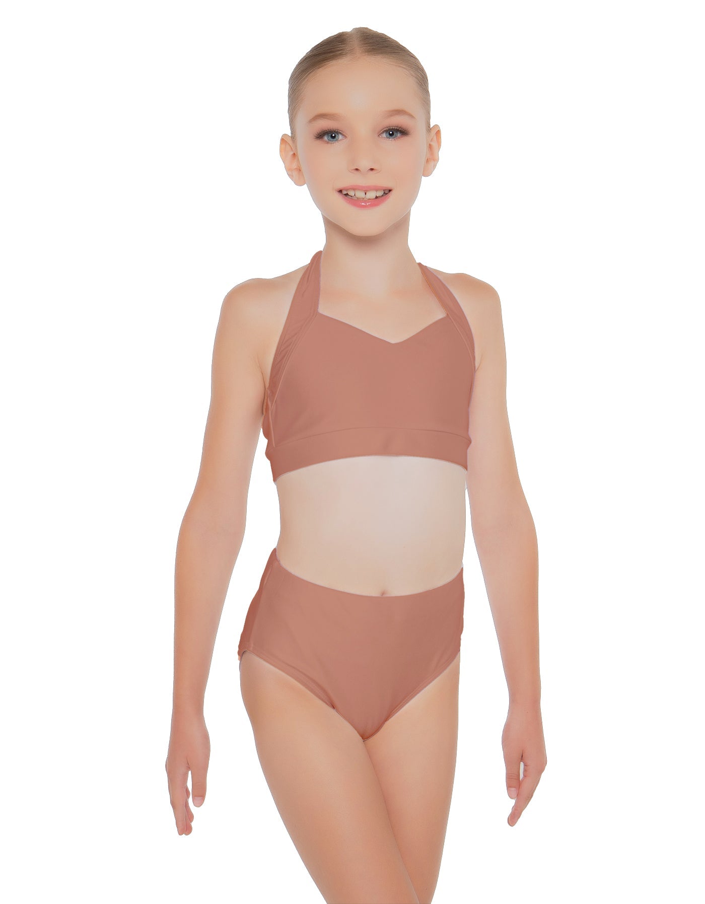 Solid Lycra Halter Sweetheart Bra