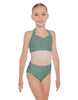 Solid Lycra Halter Sweetheart Bra