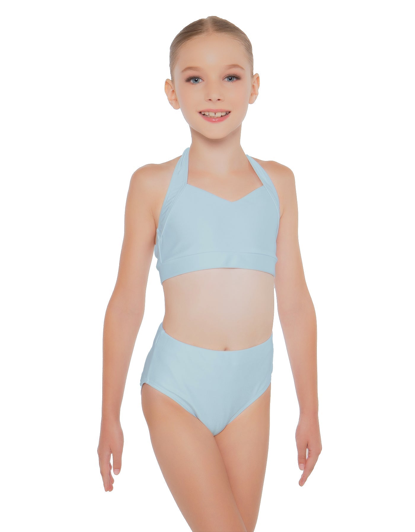 Solid Lycra Halter Sweetheart Bra