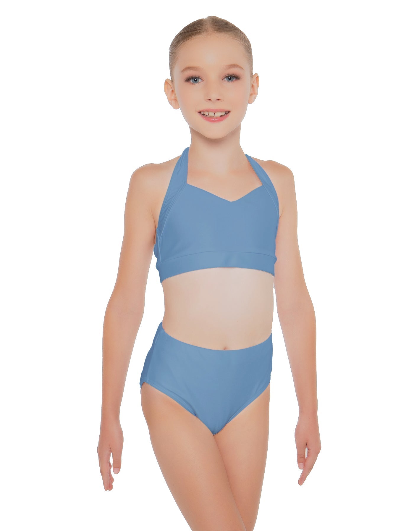 Solid Lycra Halter Sweetheart Bra