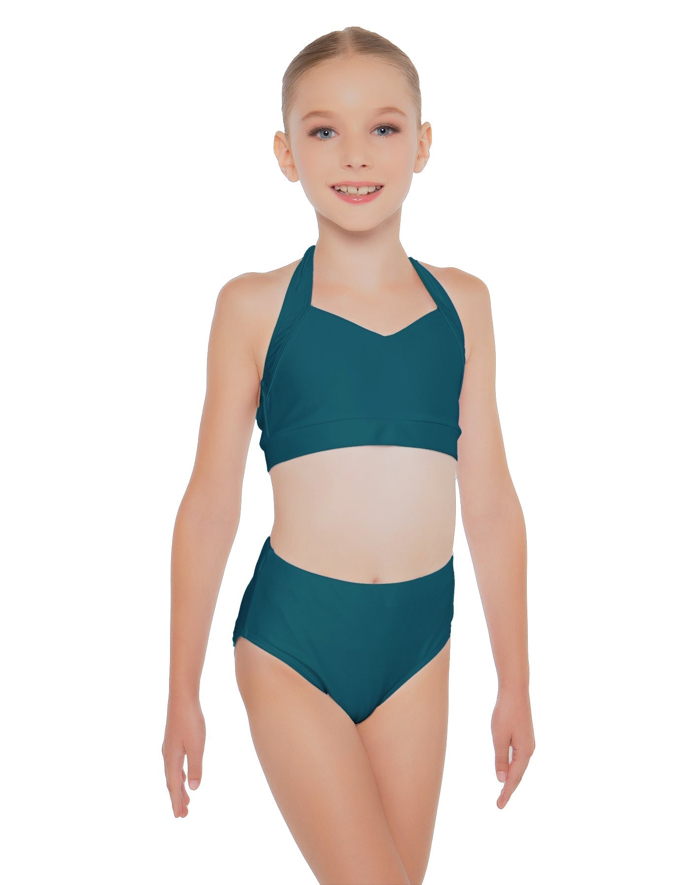 Solid Lycra Halter Sweetheart Bra
