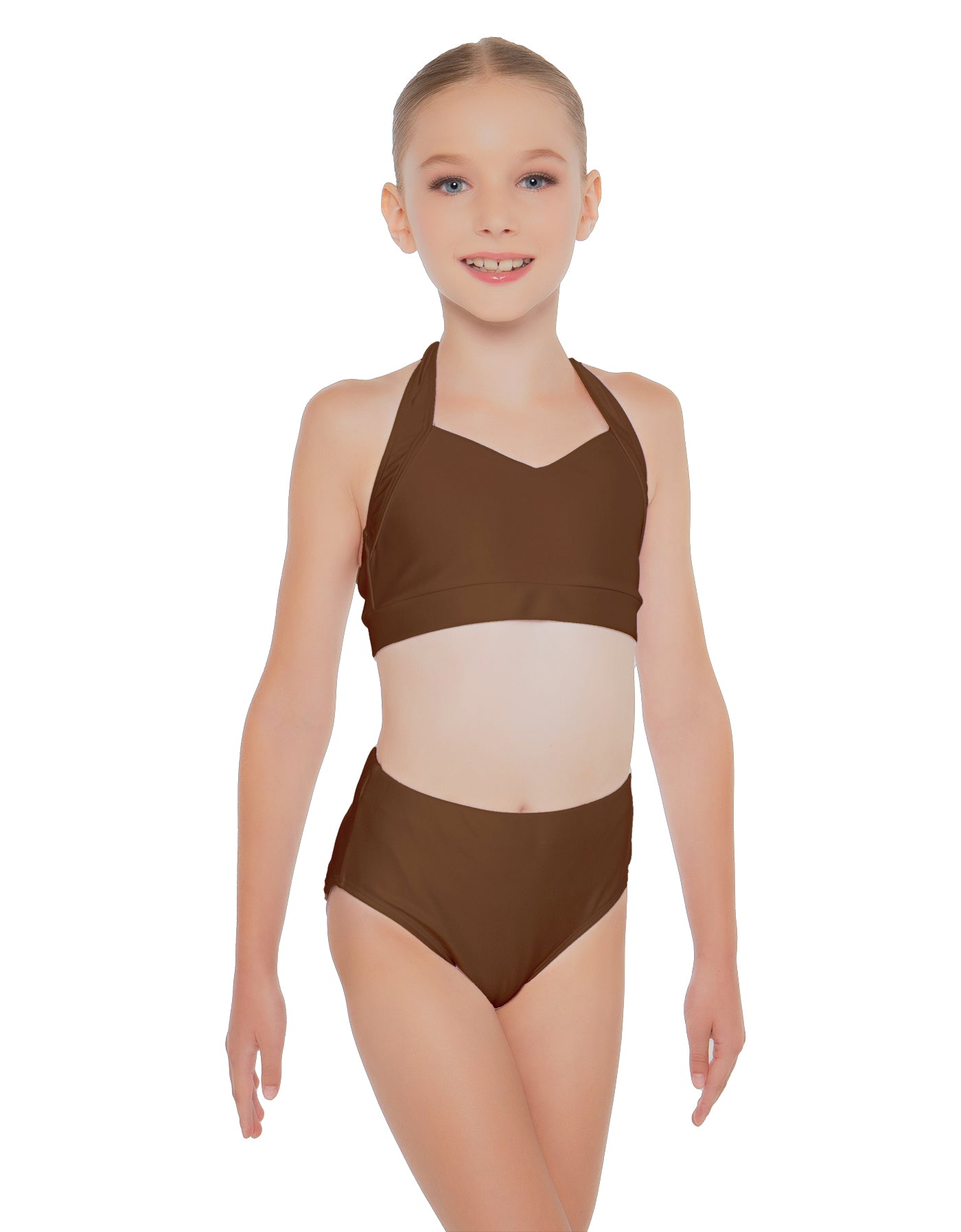 Solid Lycra Halter Sweetheart Bra