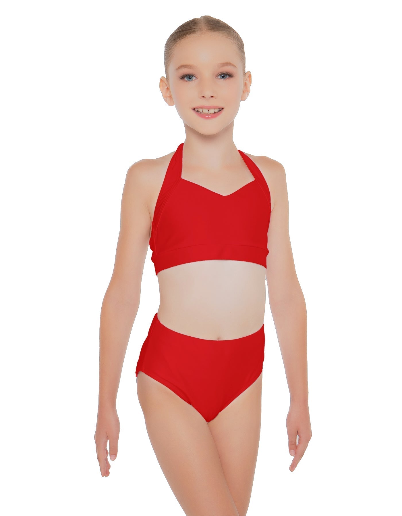 Solid Lycra Halter Sweetheart Bra