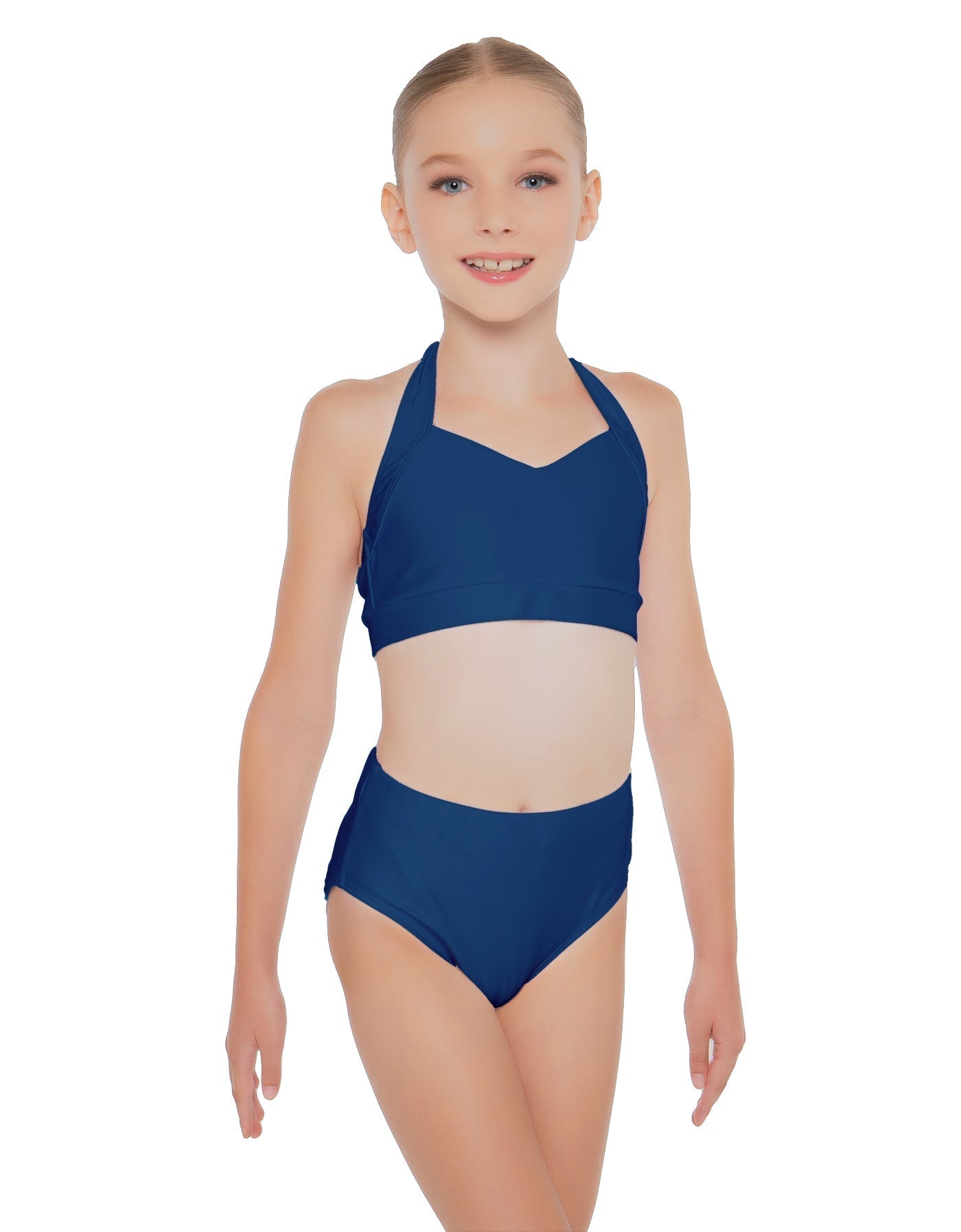 Solid Lycra Halter Sweetheart Bra