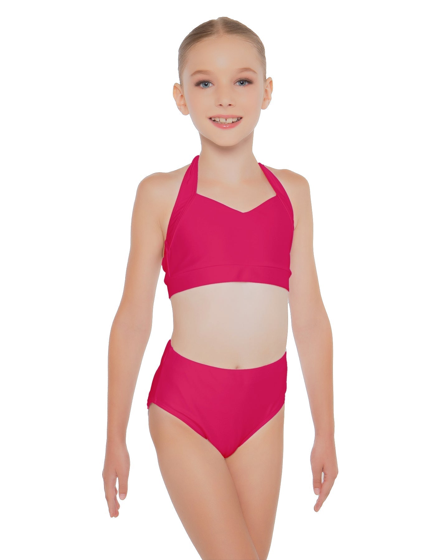 Solid Lycra Halter Sweetheart Bra