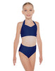 Solid Lycra Halter Sweetheart Bra