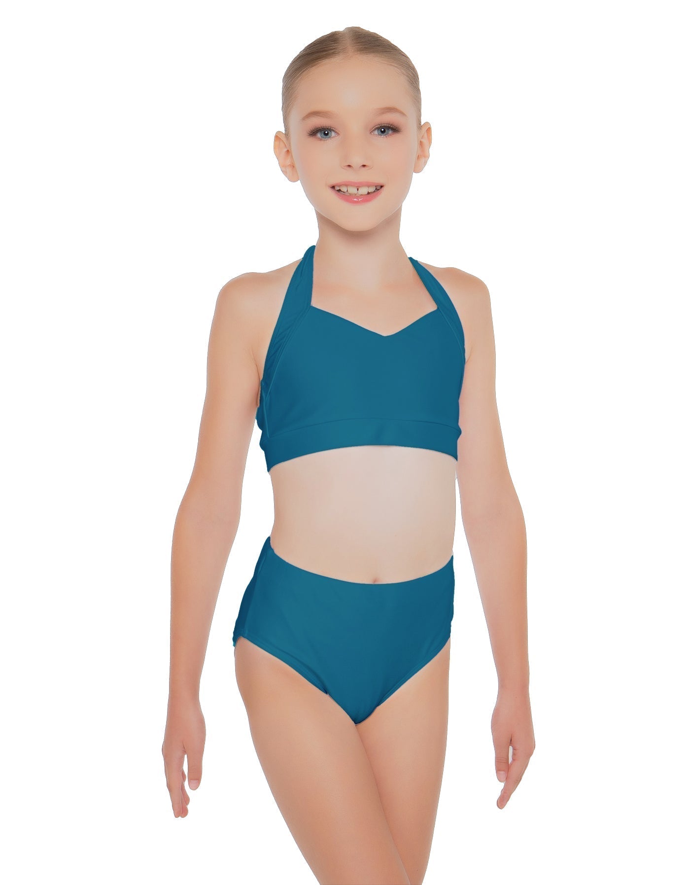 Solid Lycra Halter Sweetheart Bra