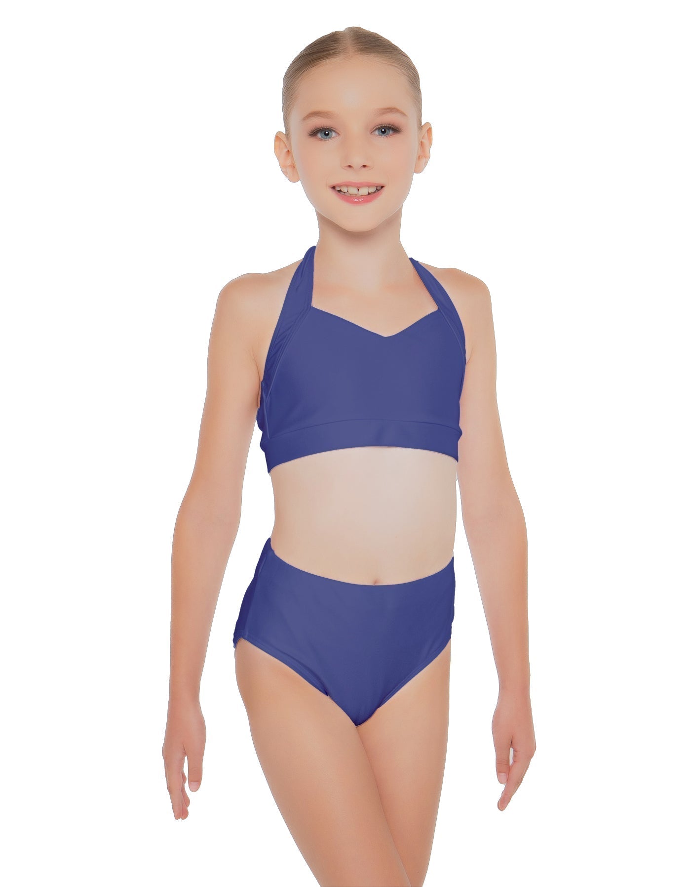 Solid Lycra Halter Sweetheart Bra