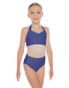 Solid Lycra Halter Sweetheart Bra