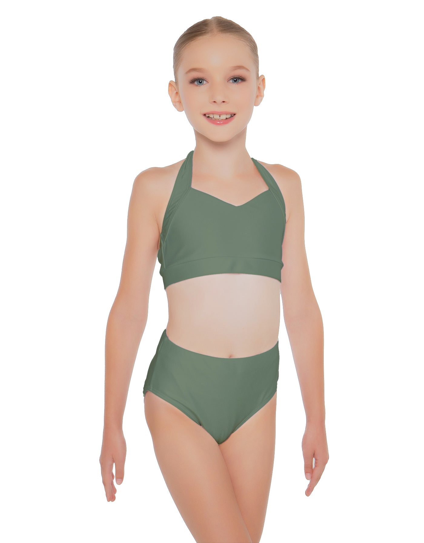 Solid Lycra Halter Sweetheart Bra