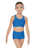 Solid Lycra Sweetheart Crop