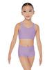 Solid Lycra Sweetheart Crop