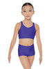 Solid Lycra Sweetheart Crop
