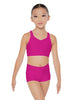 Solid Lycra Sweetheart Crop