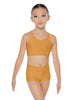 Solid Lycra Sweetheart Crop