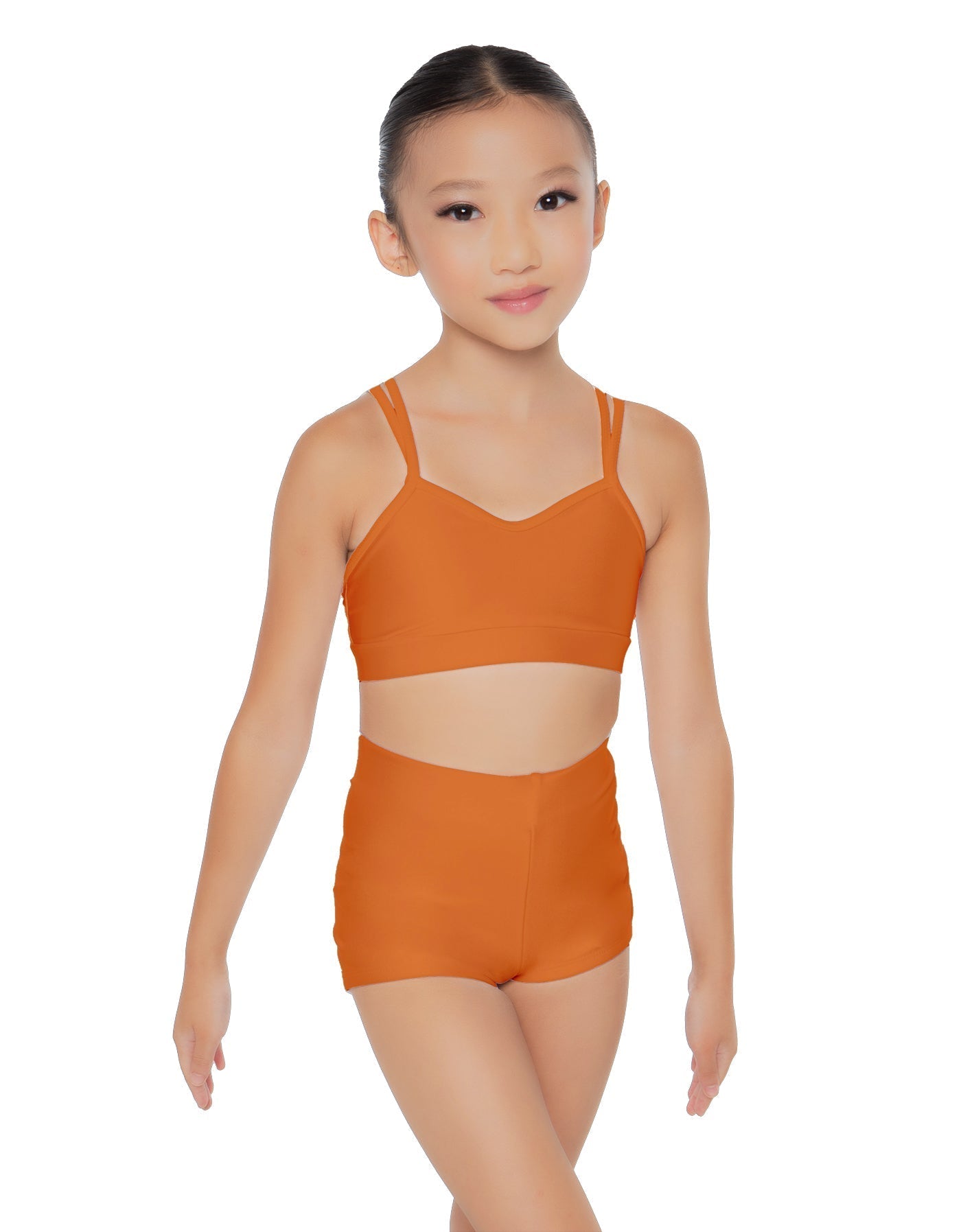 Solid Lycra Sweetheart Double Strap Halter Bra