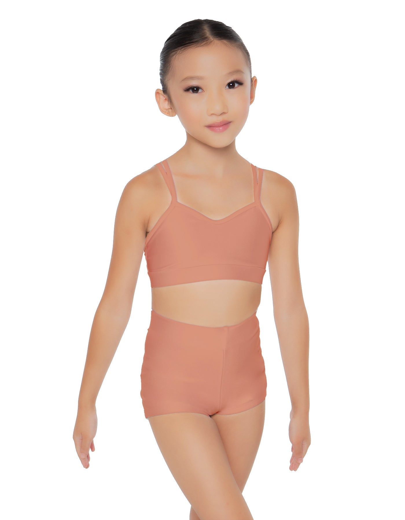Solid Lycra Sweetheart Double Strap Halter Bra