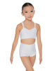 Solid Lycra Sweetheart Double Strap Halter Bra
