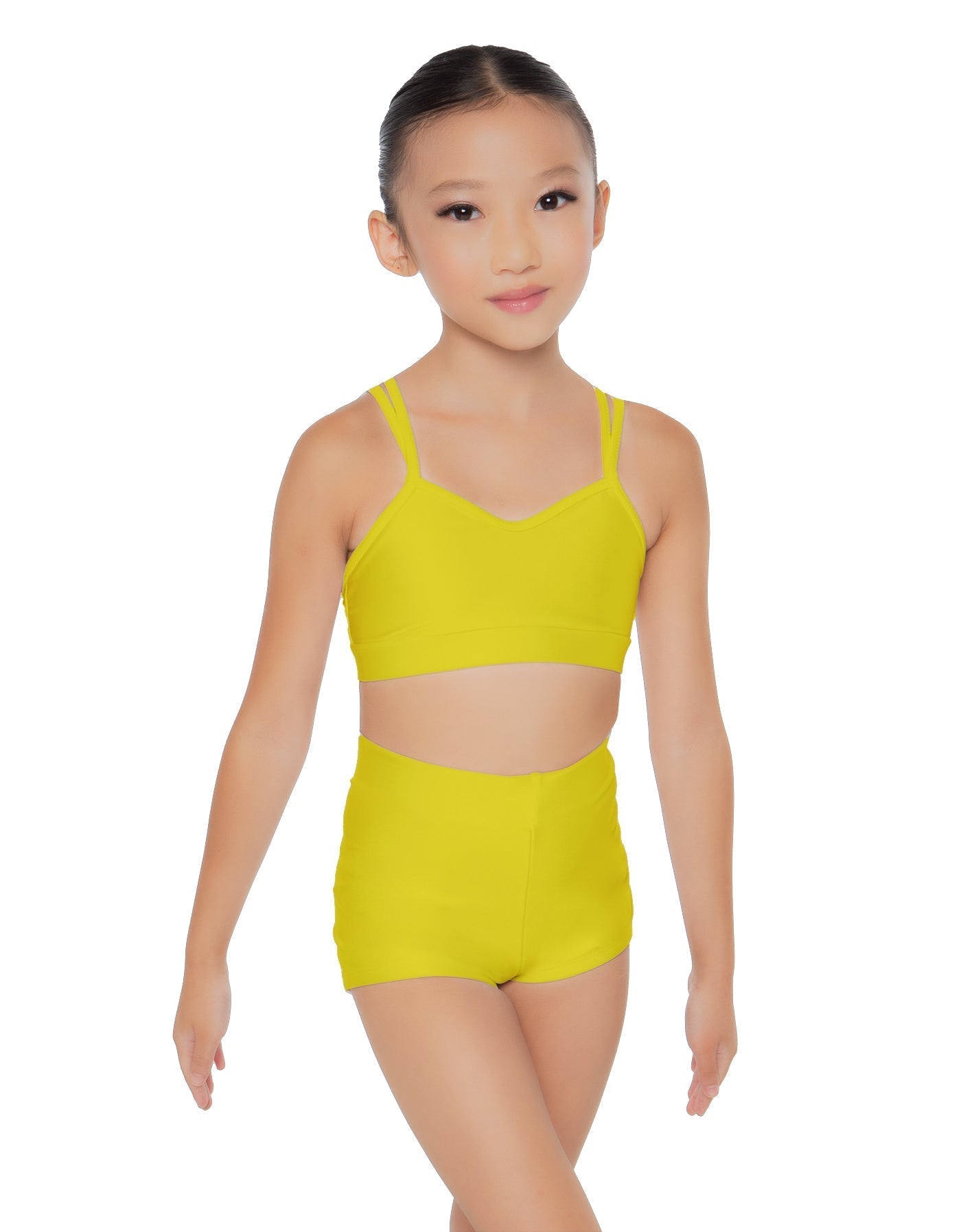 Solid Lycra Sweetheart Double Strap Halter Bra