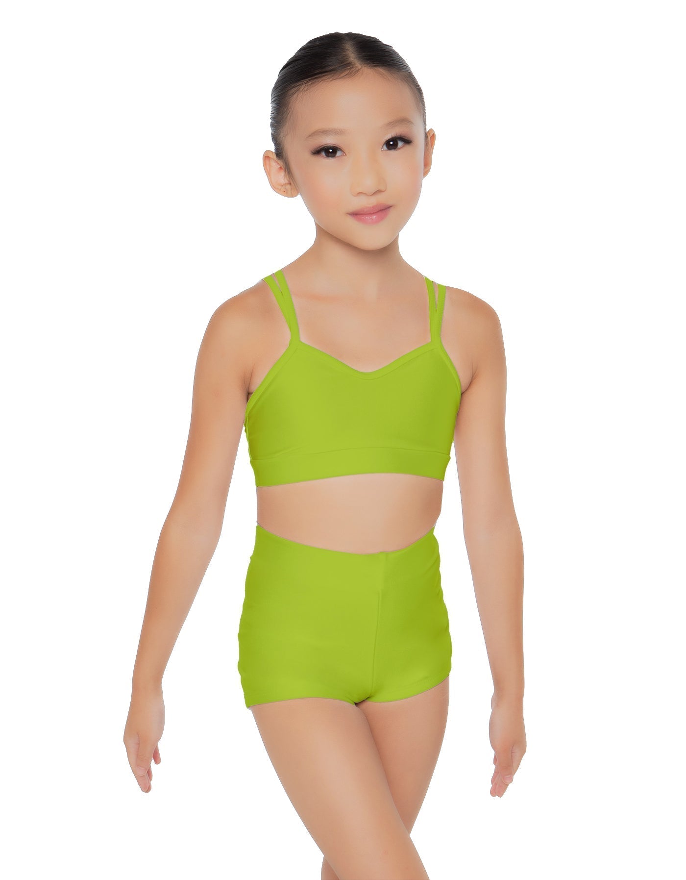 Solid Lycra Sweetheart Double Strap Halter Bra