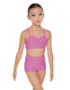 Solid Lycra Sweetheart Double Strap Halter Bra