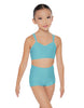 Solid Lycra Sweetheart Double Strap Halter Bra