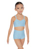 Solid Lycra Sweetheart Double Strap Halter Bra