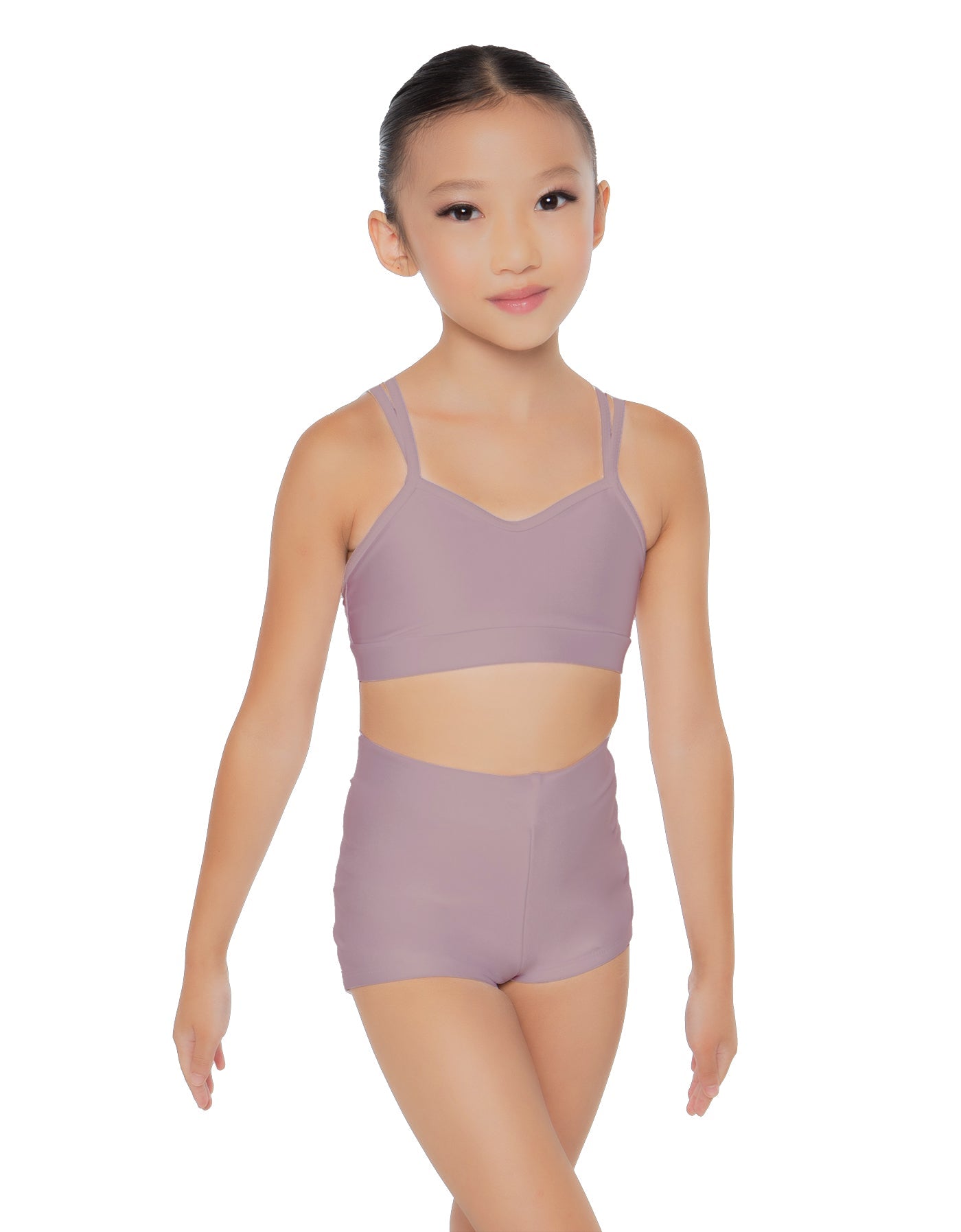 Solid Lycra Sweetheart Double Strap Halter Bra