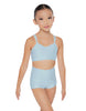 Solid Lycra Sweetheart Double Strap Halter Bra