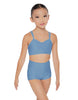 Solid Lycra Sweetheart Double Strap Halter Bra