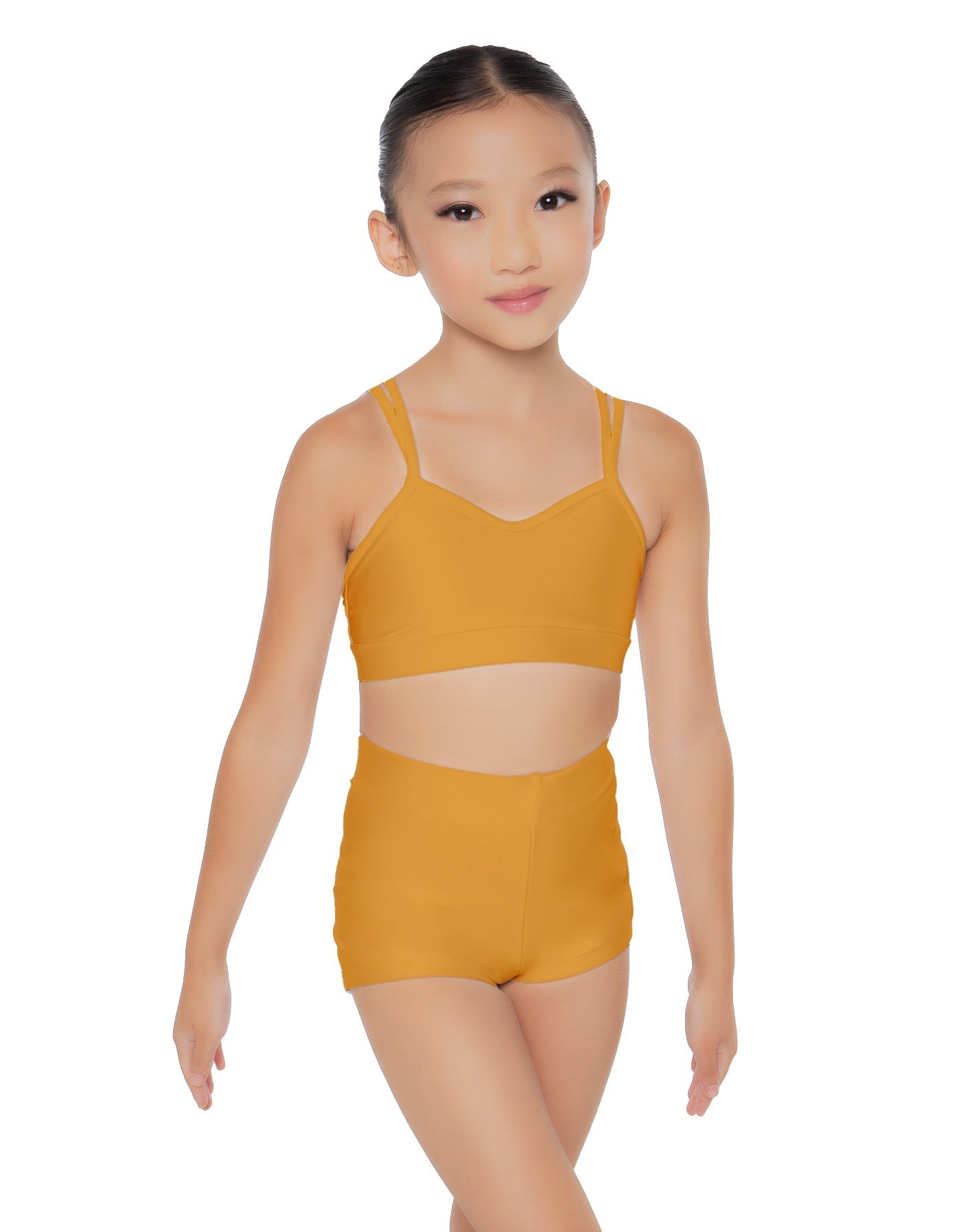 Solid Lycra Sweetheart Double Strap Halter Bra