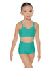 Solid Lycra Sweetheart Double Strap Halter Bra