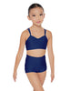 Solid Lycra Sweetheart Double Strap Halter Bra
