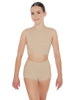 Solid Lycra Twisted Crop Top