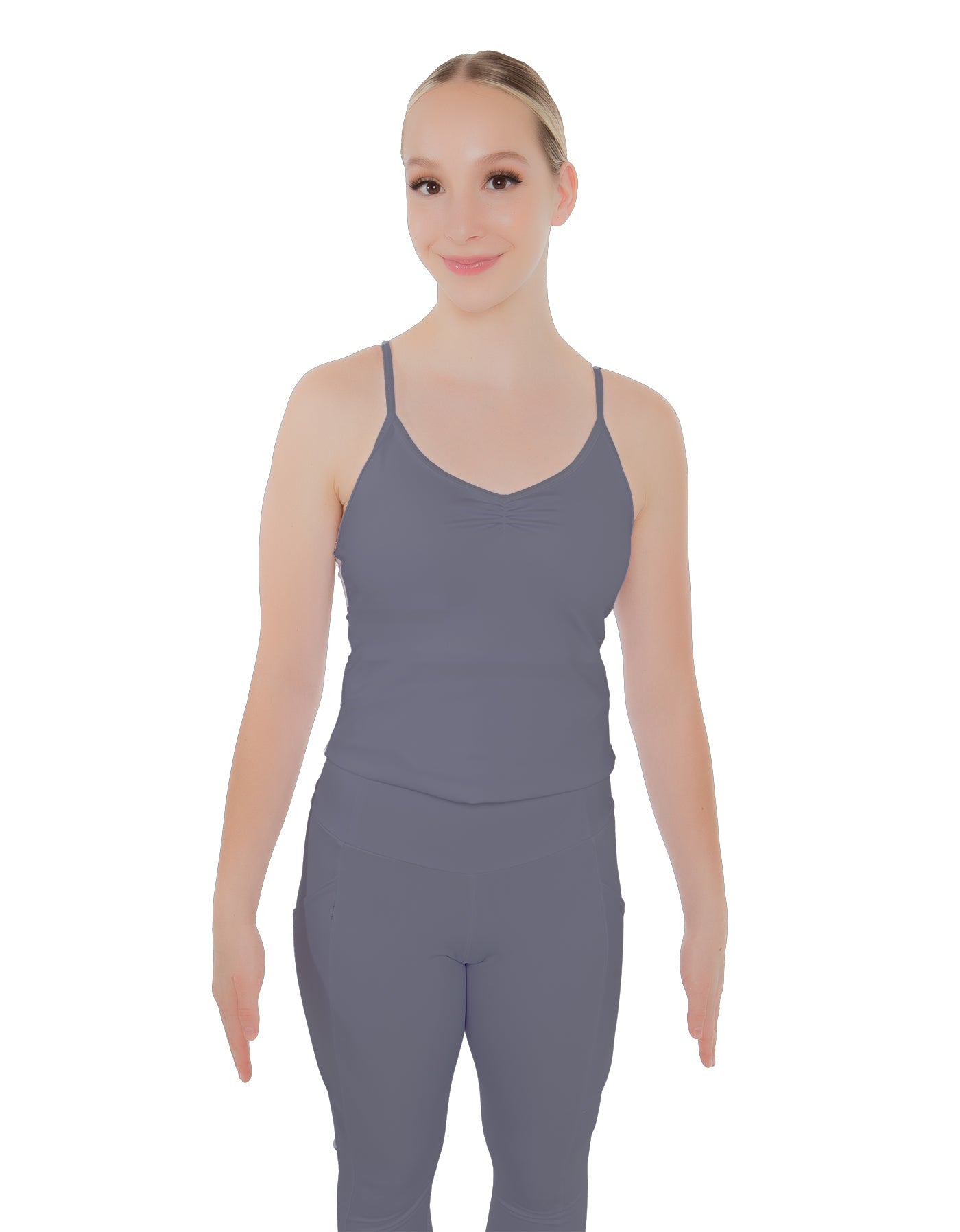 Solid Lycra Racer Strap Cami