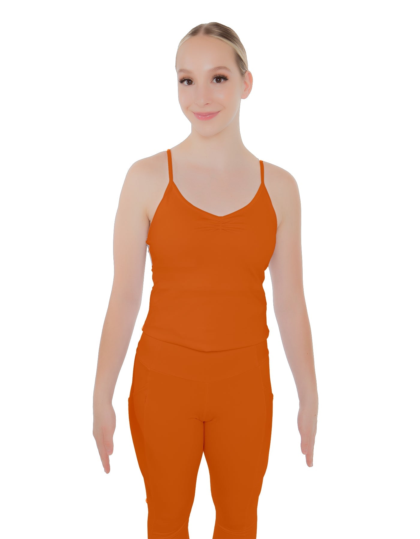 Solid Lycra Racer Strap Cami