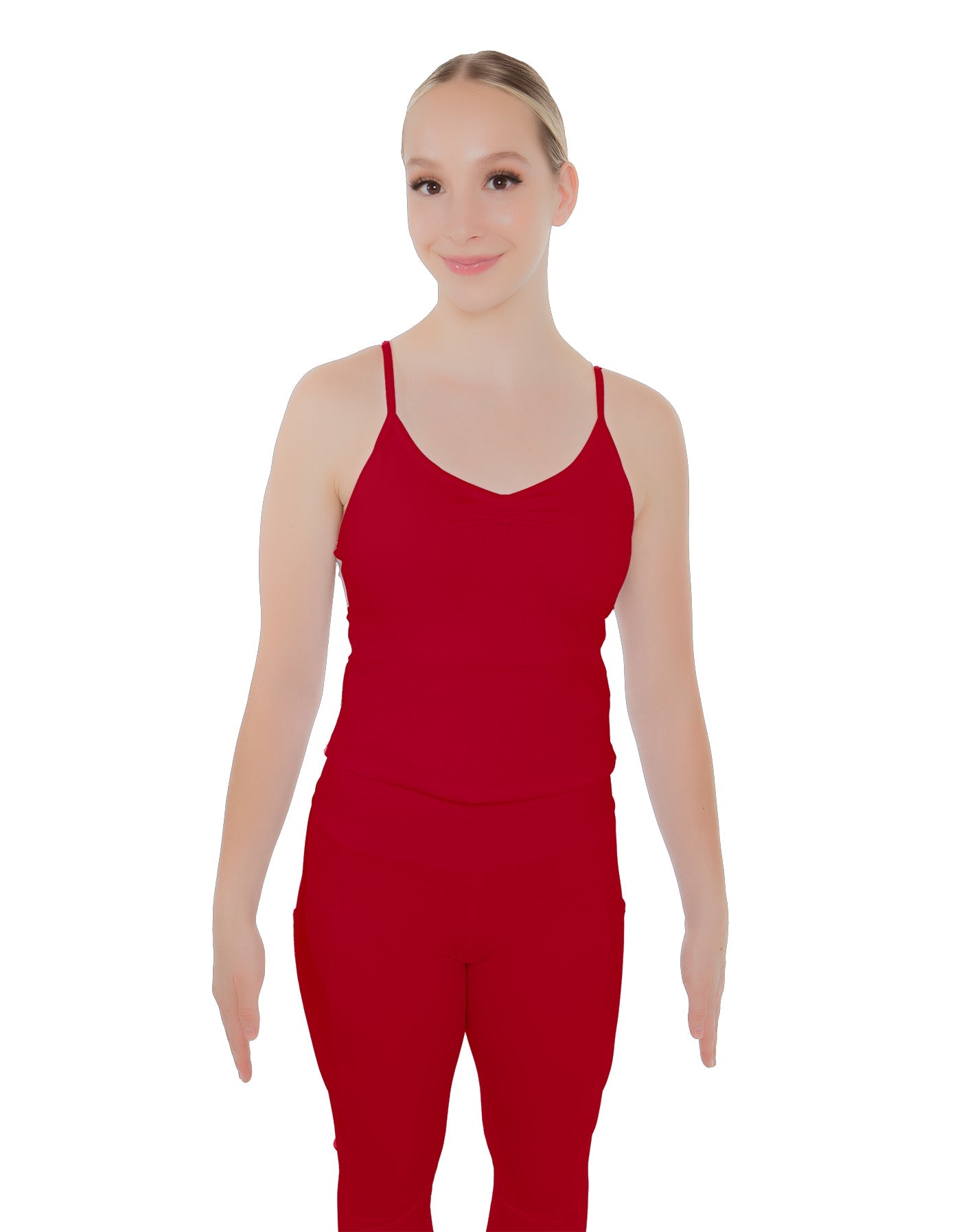 Solid Lycra Racer Strap Cami