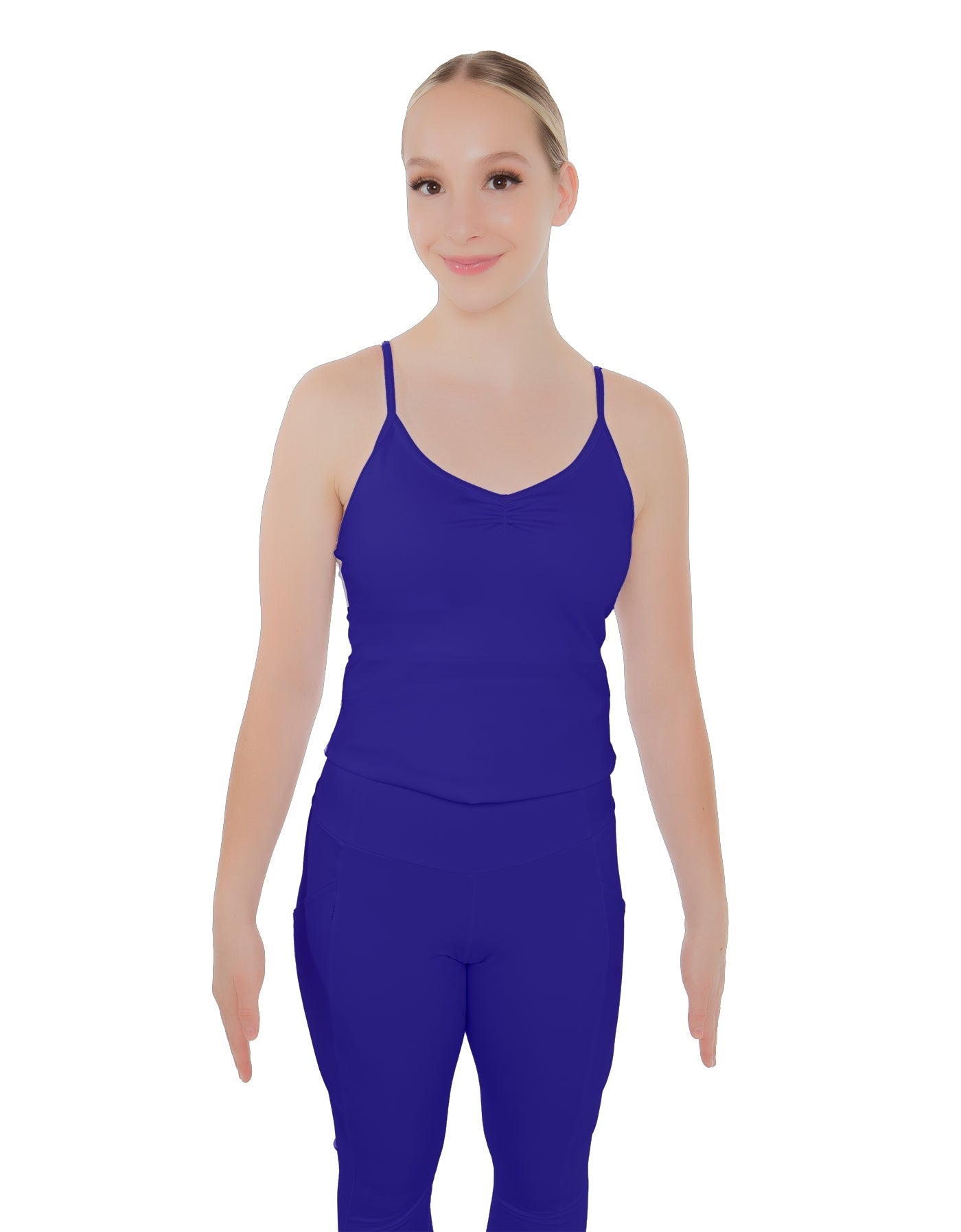 Solid Lycra Racer Strap Cami