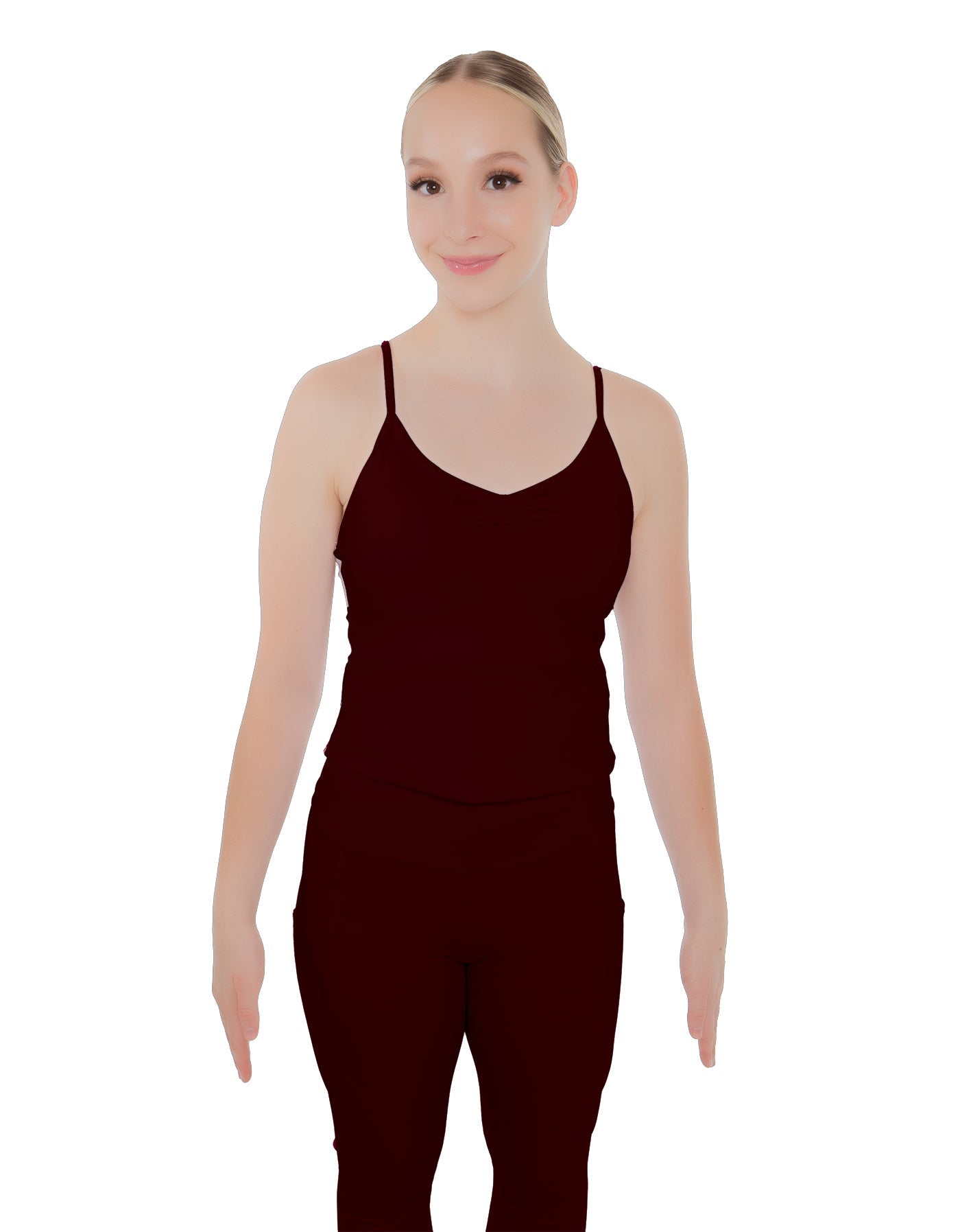 Solid Lycra Racer Strap Cami