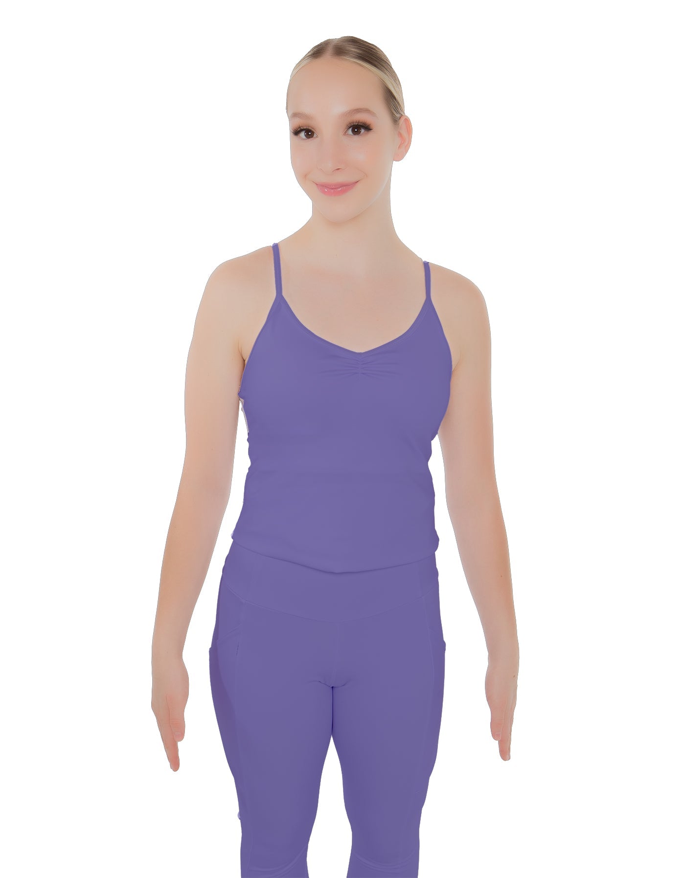 Solid Lycra Racer Strap Cami